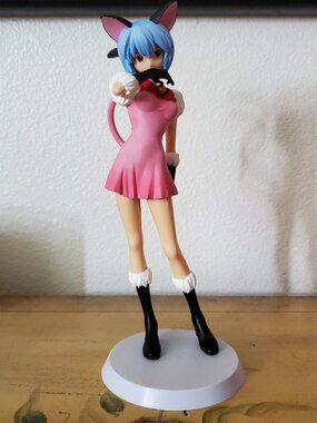 Vintage y2k 2005 sega EX Neon Genesis Evangelion Rei Ayanami neko-mimi figure